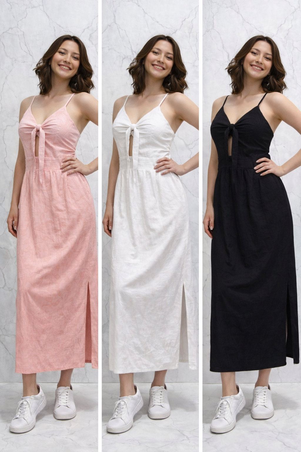 Vestido largo de Moño