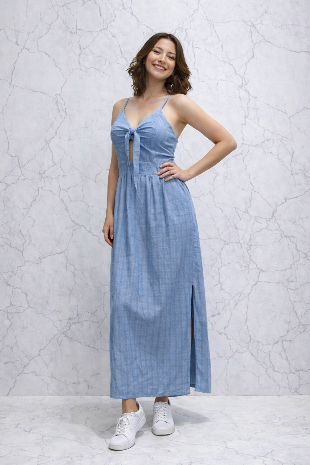 Vestido largo de Moño