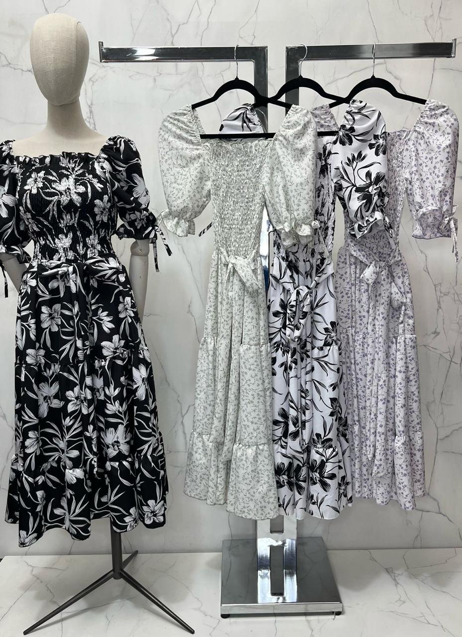Vestido Ligas Floral