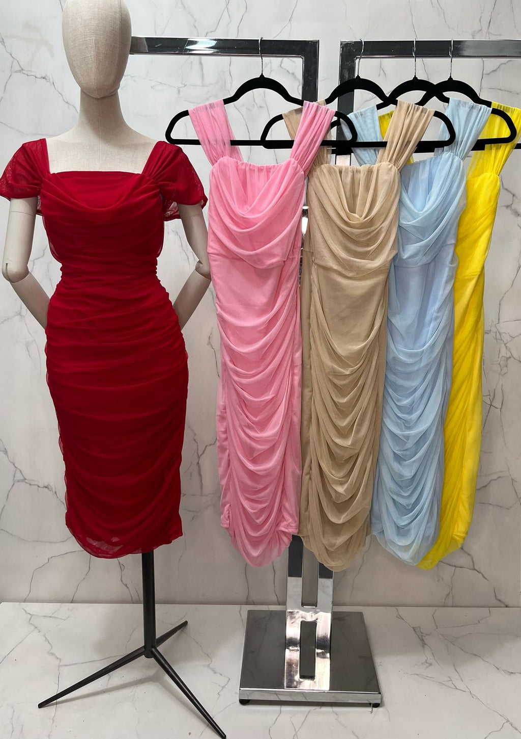 Vestido Aura Drapeado